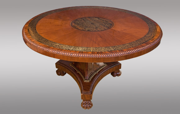 Fine Early 19th.Century <br/Regency Period <br/>Mahogahy Center Table