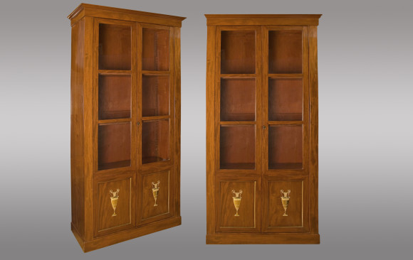 French mahogany Bookcases<br/>Circa 1800