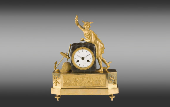 French mantel clock<br/>Directoire Period Circa 1800