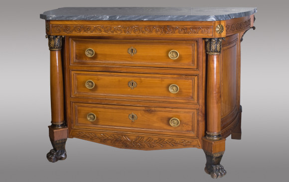 Empire French Alpine Commode<br/> Early 19th. Century