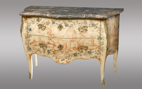 A Genoa rococo painted Commode<br/> Eigtheenth Century