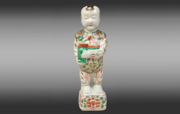 ''Ho Ho boy'' Chinese Porcelaine<br/> Period Kang-Hsi<br/>Second Half Seventeenth Century